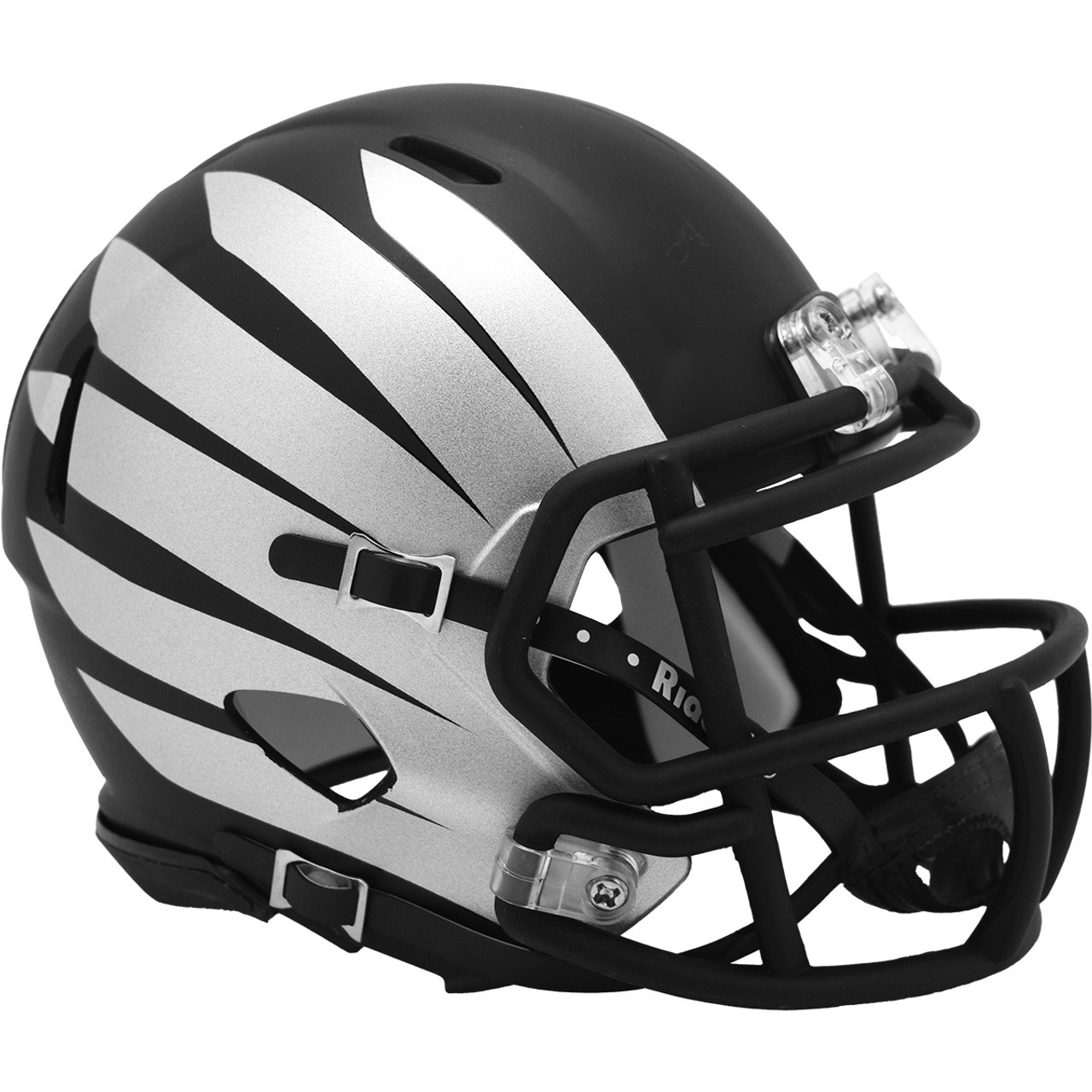 Oregon Ducks Riddell Black With Silver Wings Speed Mini Helmet