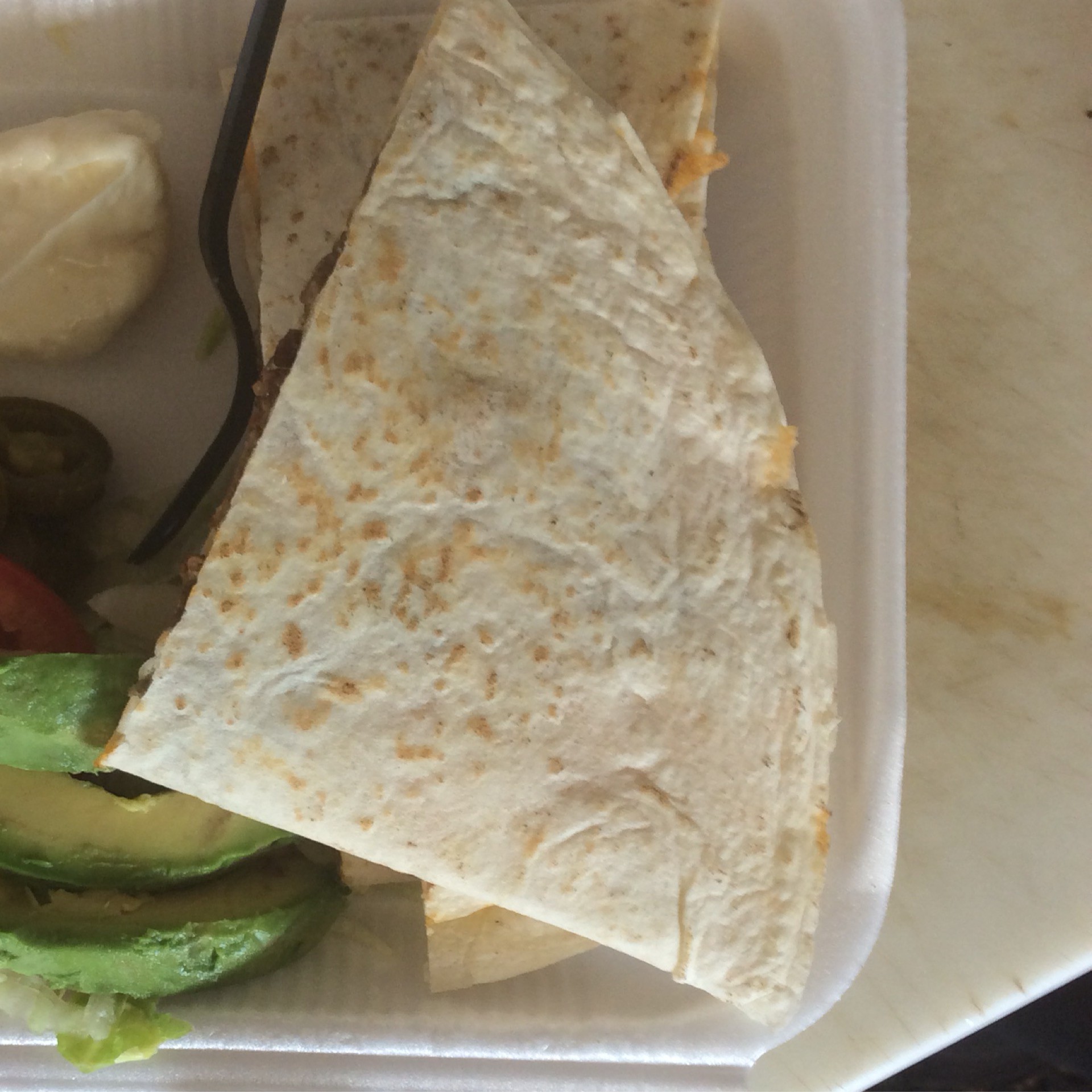Quesadilla de Queso - Cheese Quesadilla from Tacos del Valle