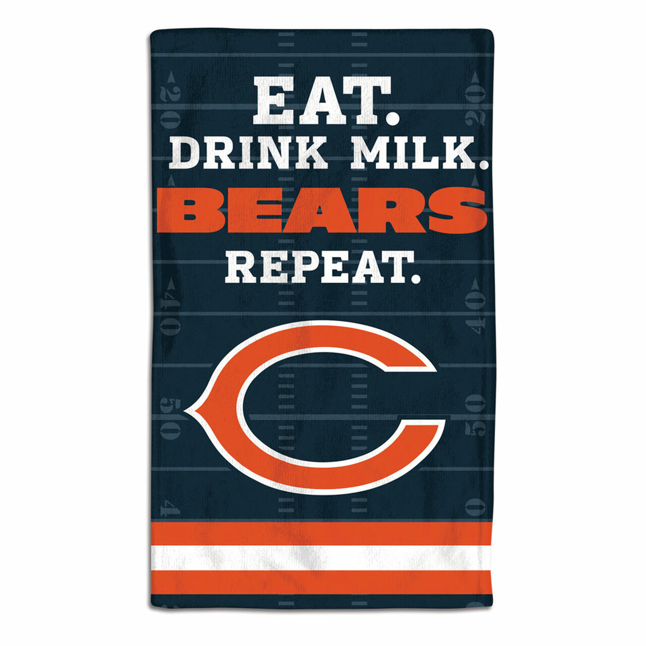 Chicago Bears Baby Burp Cloth 10x17"