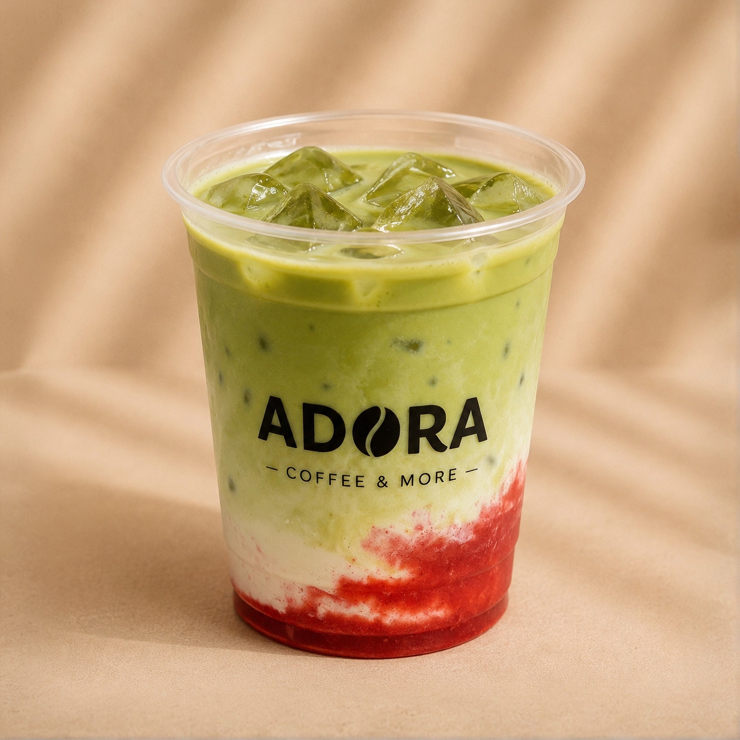 Strawberry Matcha- COLD 16oz