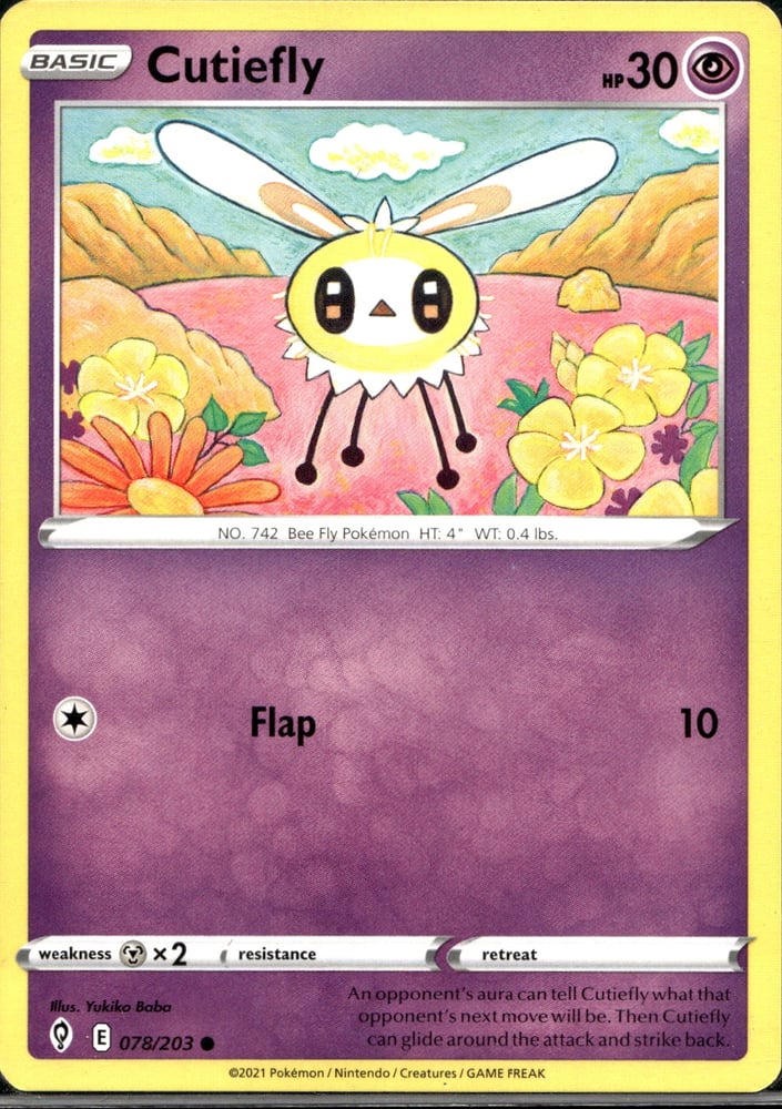 Cutiefly - SWSH7 78/203