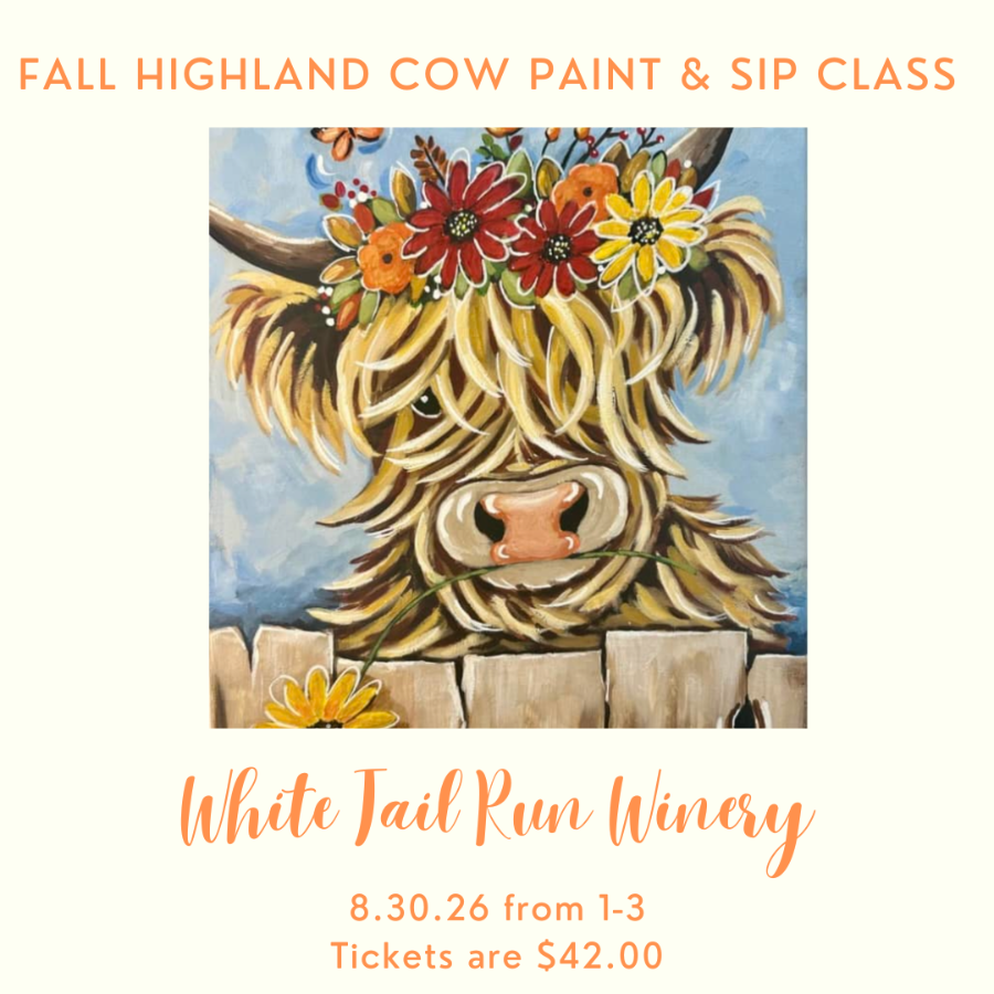 Fall Highland Cow Paint 8.30.26