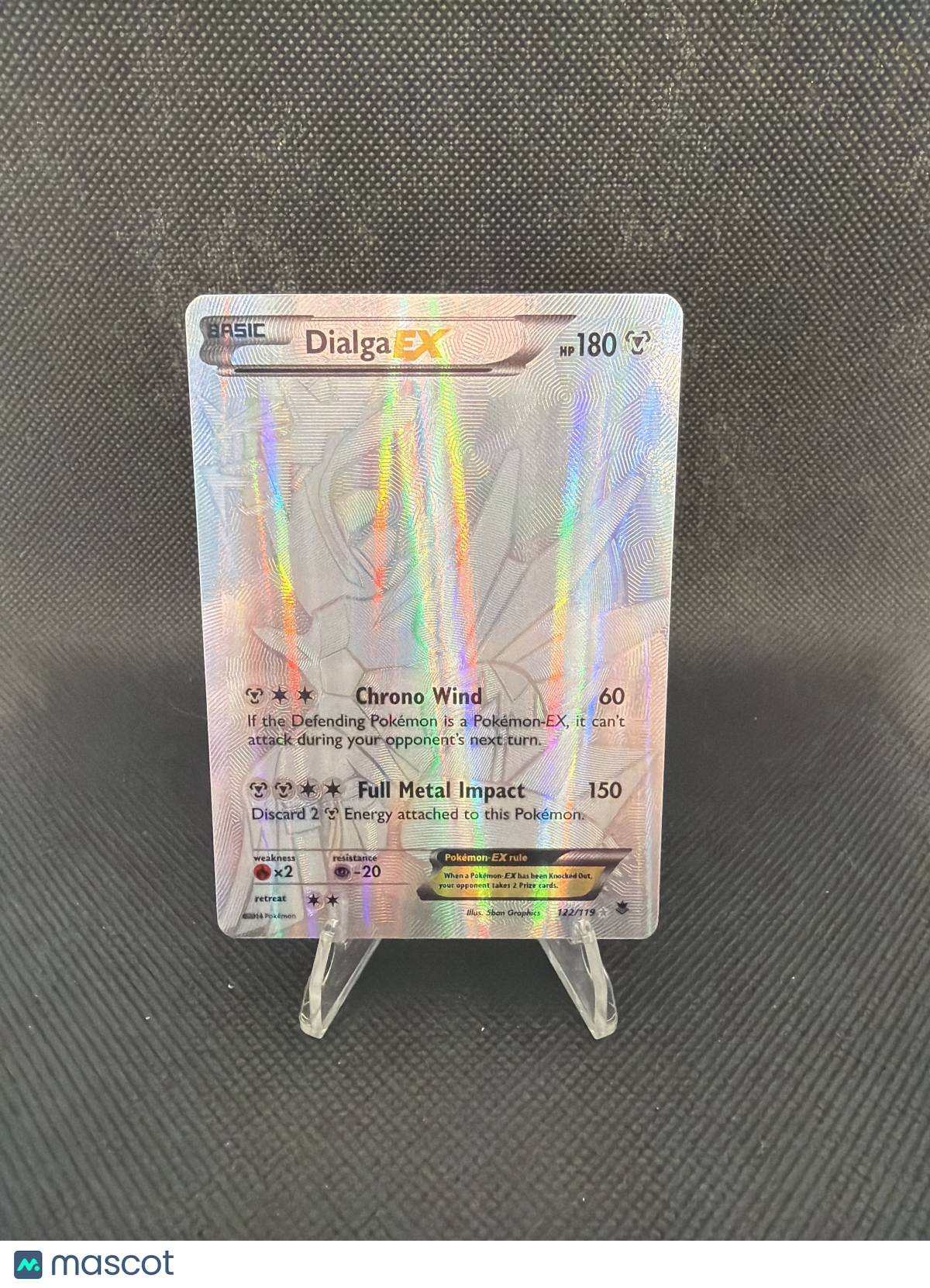 2014 Phantom Forces Dialga EX FA 122/119