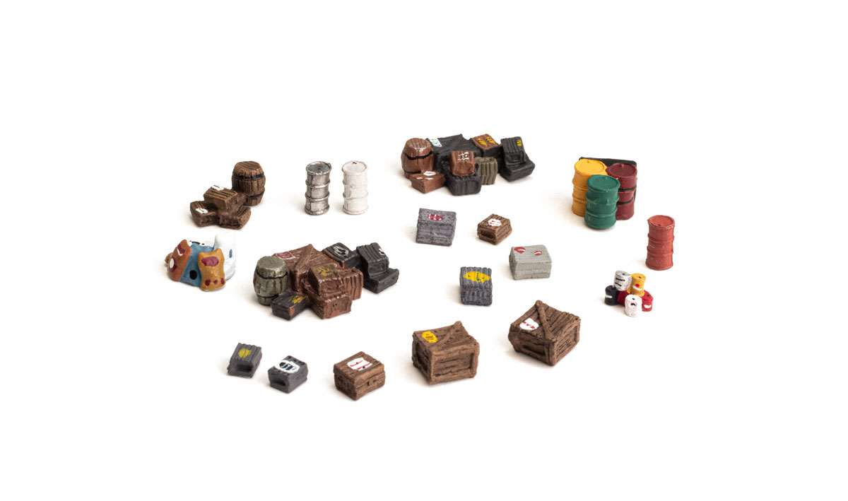 Woodland Scenics Assorted Crates HO scale
