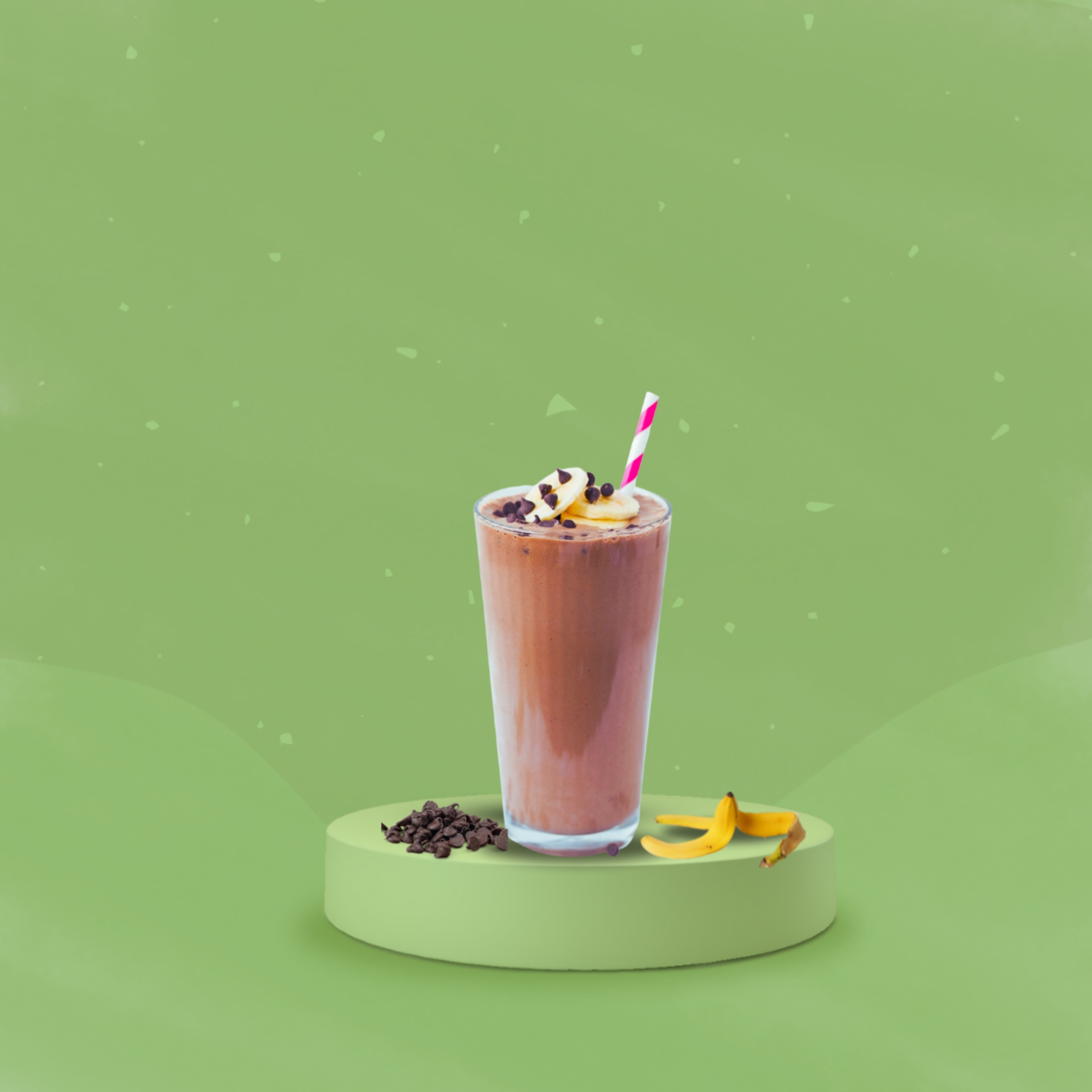 Chocolate Banana Peanut Butter Shake