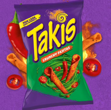 Takis Rolled Tortilla Chips (1 oz) - Crunchy Fajita
