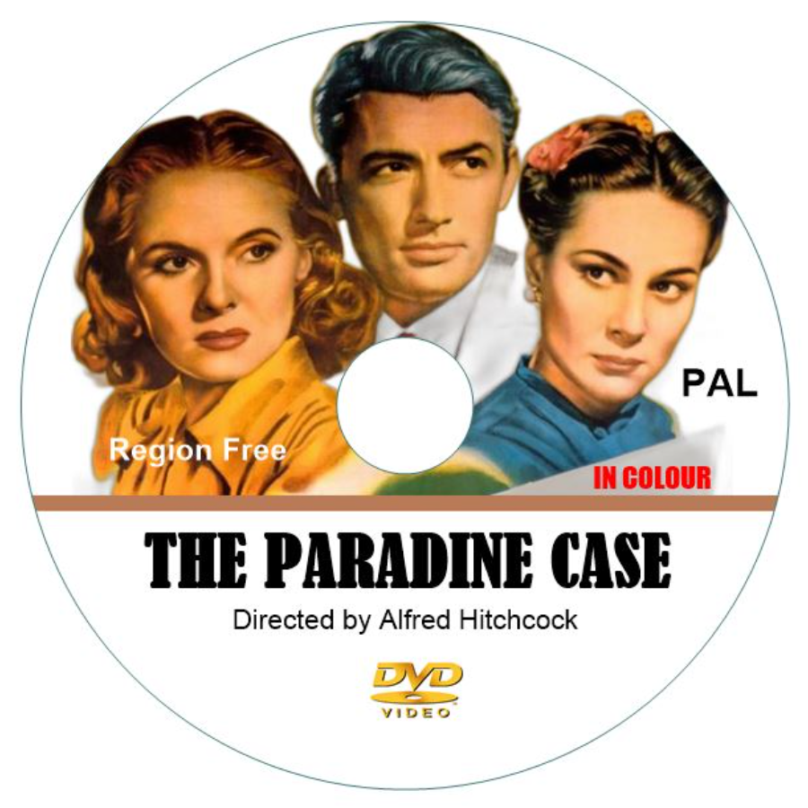 The Paradine Case (1947) in Color. DVD