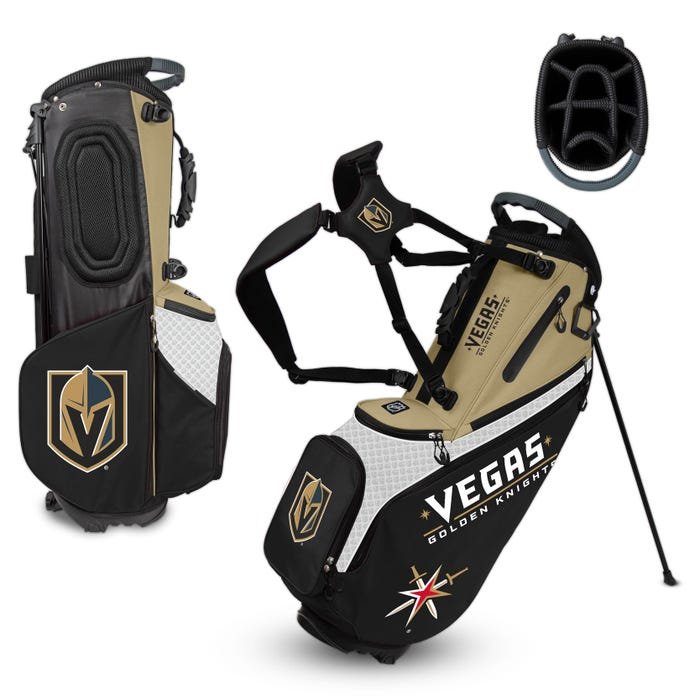 Vegas Golden Knights Hybrid Back Nine Carry Golf Bag