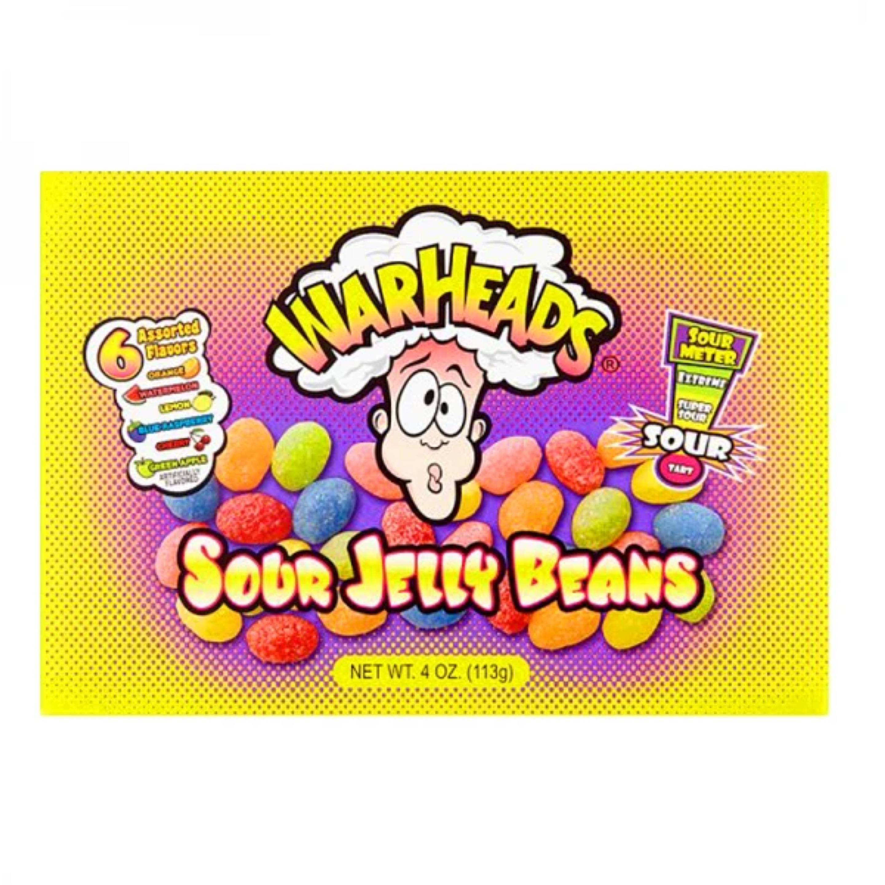 Warheads Sour Jelly Beans Theatre Box