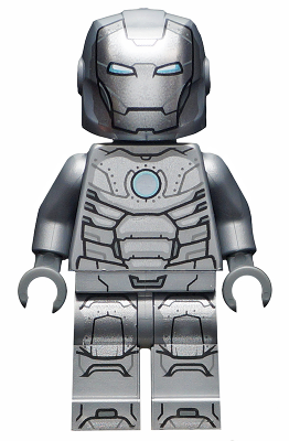 Sh0667 Iron Man - Mark 2 Armor, Trans-Clear Head