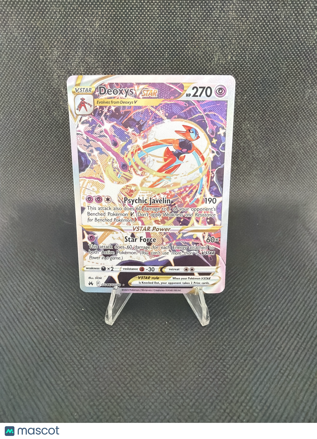 2023 Crown Zenith Deoxys VSTAR FA GG46/GG70