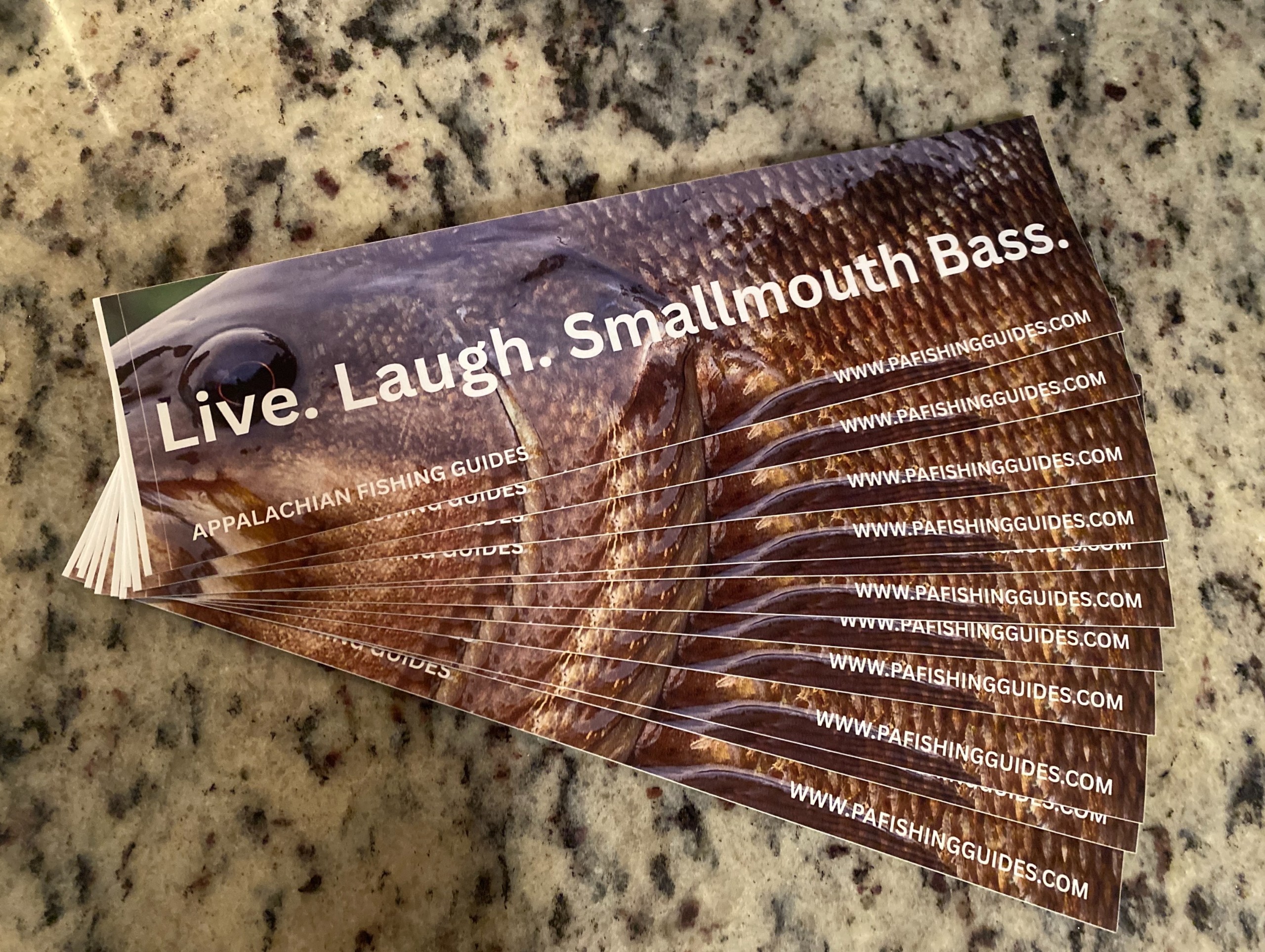 Live. Laugh. Smallmouth Bass. - Bumper Sticker