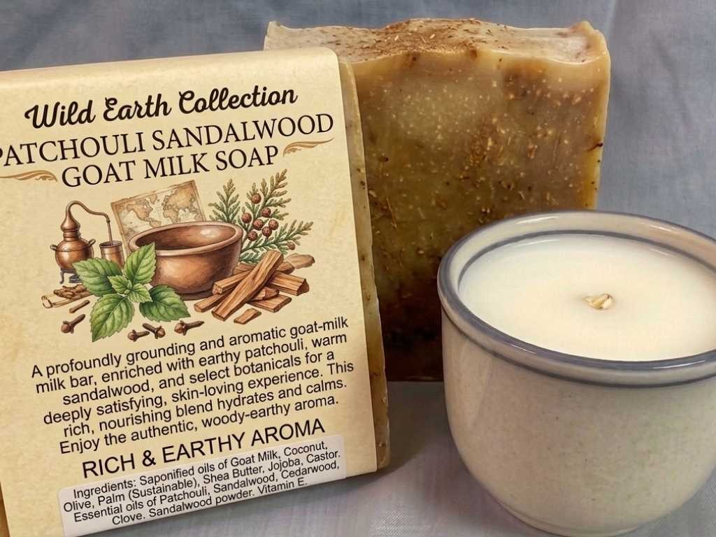 Patchouli Sandalwood Goat Milk Soap
