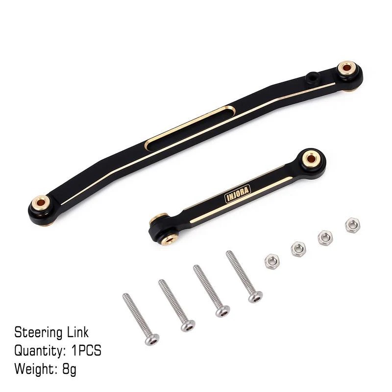 Black Brass Steering Links SCX24