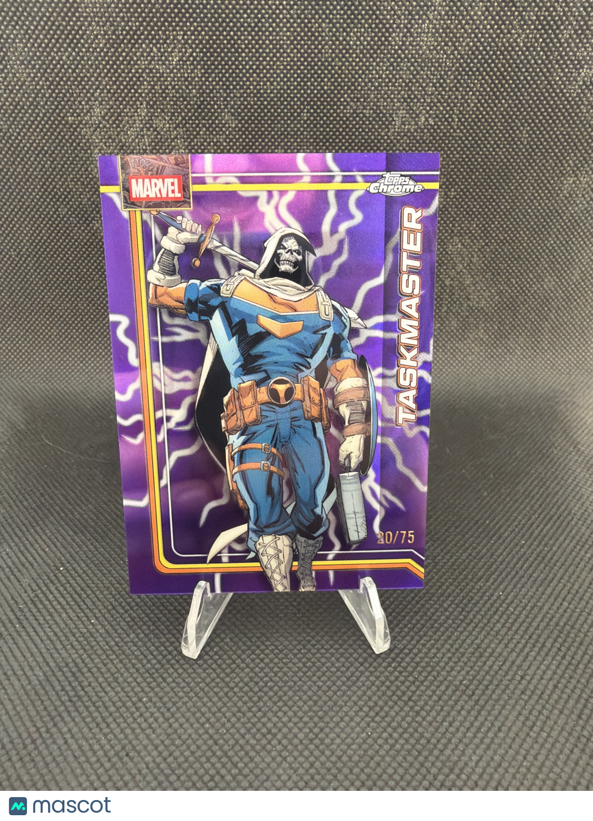 2026 Topps Chrome Marvel Taskmaster Purple /75