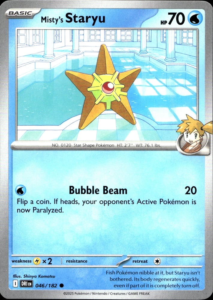 Misty's Staryu - SV10 46/182