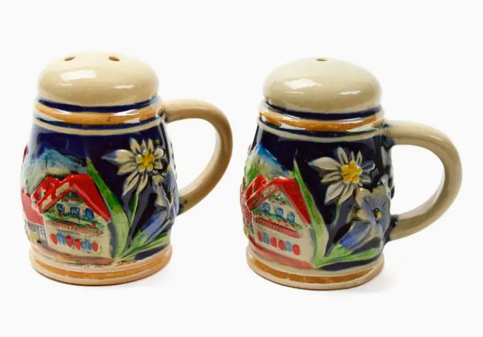 Salt & Pepper Shakers Beer Stein