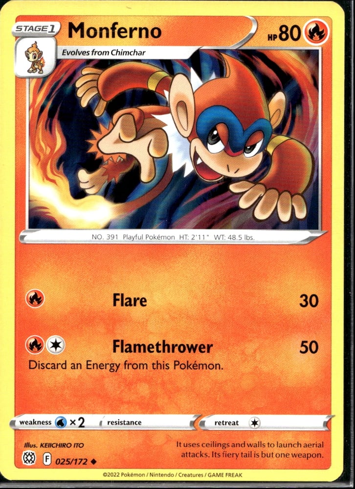 Monferno - SWSH9 25/172