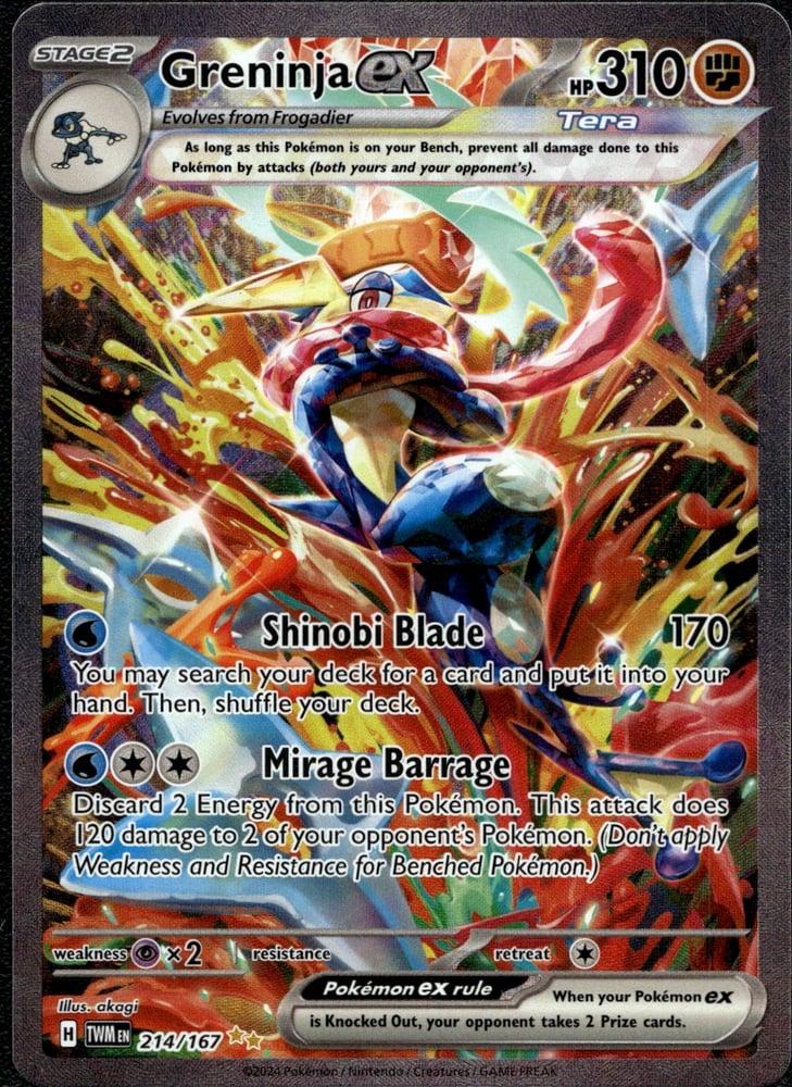 Greninja ex - SV06 214/167