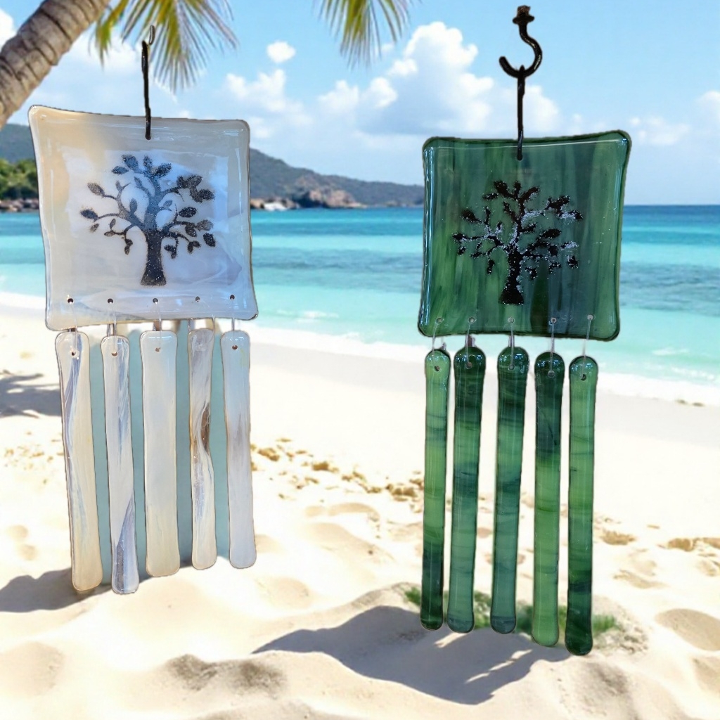 Cremation Tree of Life Windchime by Moss Creek Art