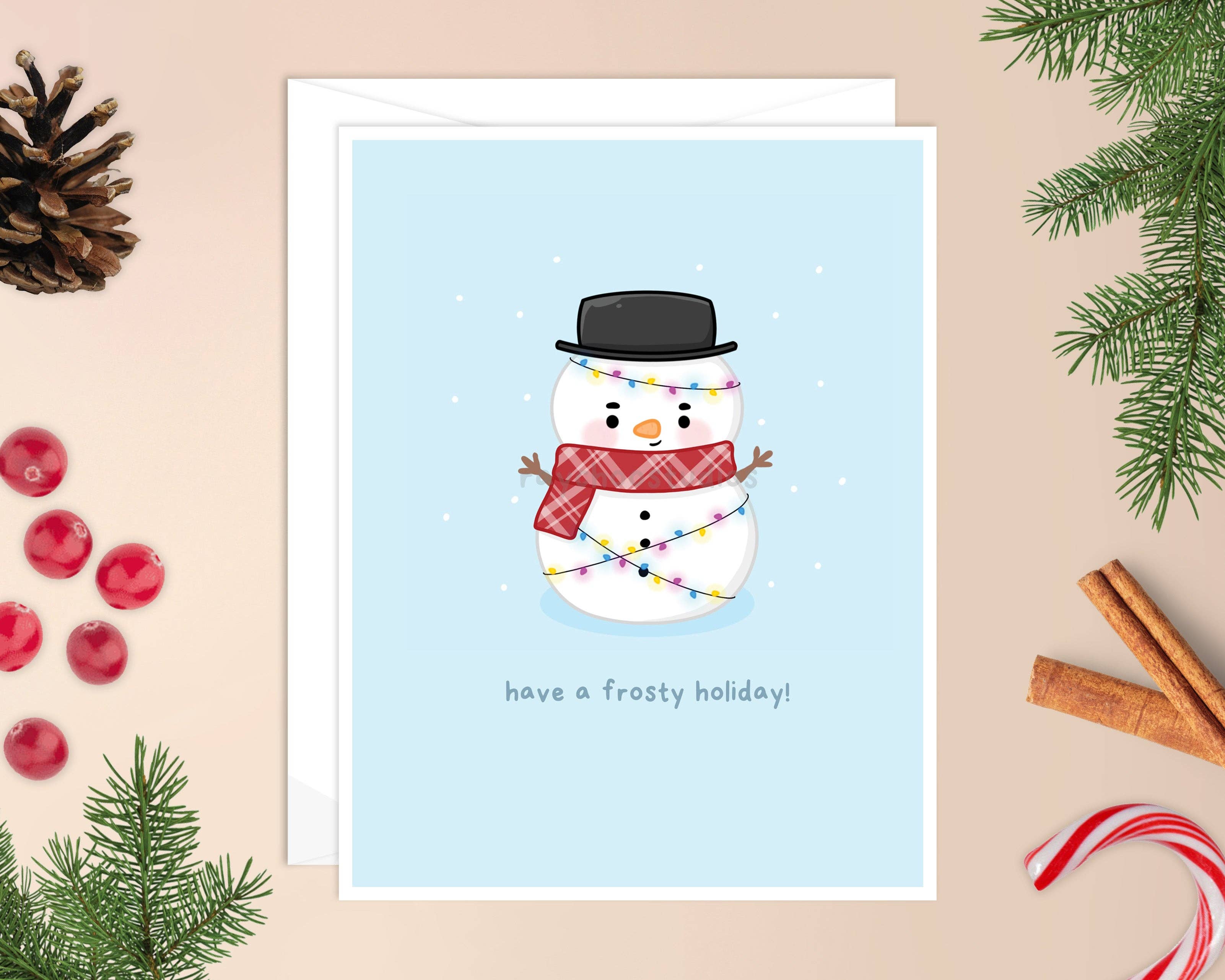 Have a Frosty Holiday Christmas Card