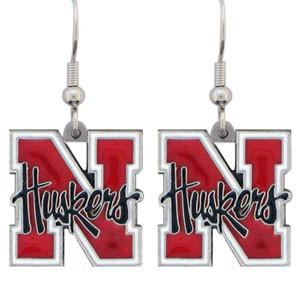 Nebraska Huskers Dangle Earrings
