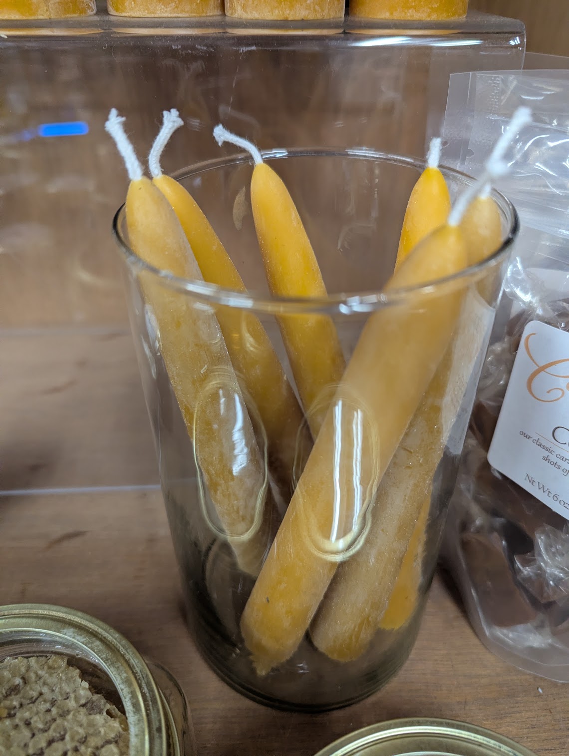 Anarchy Apiaries  |  Honey, Candles, Products - 6" Taper Candles 1oz