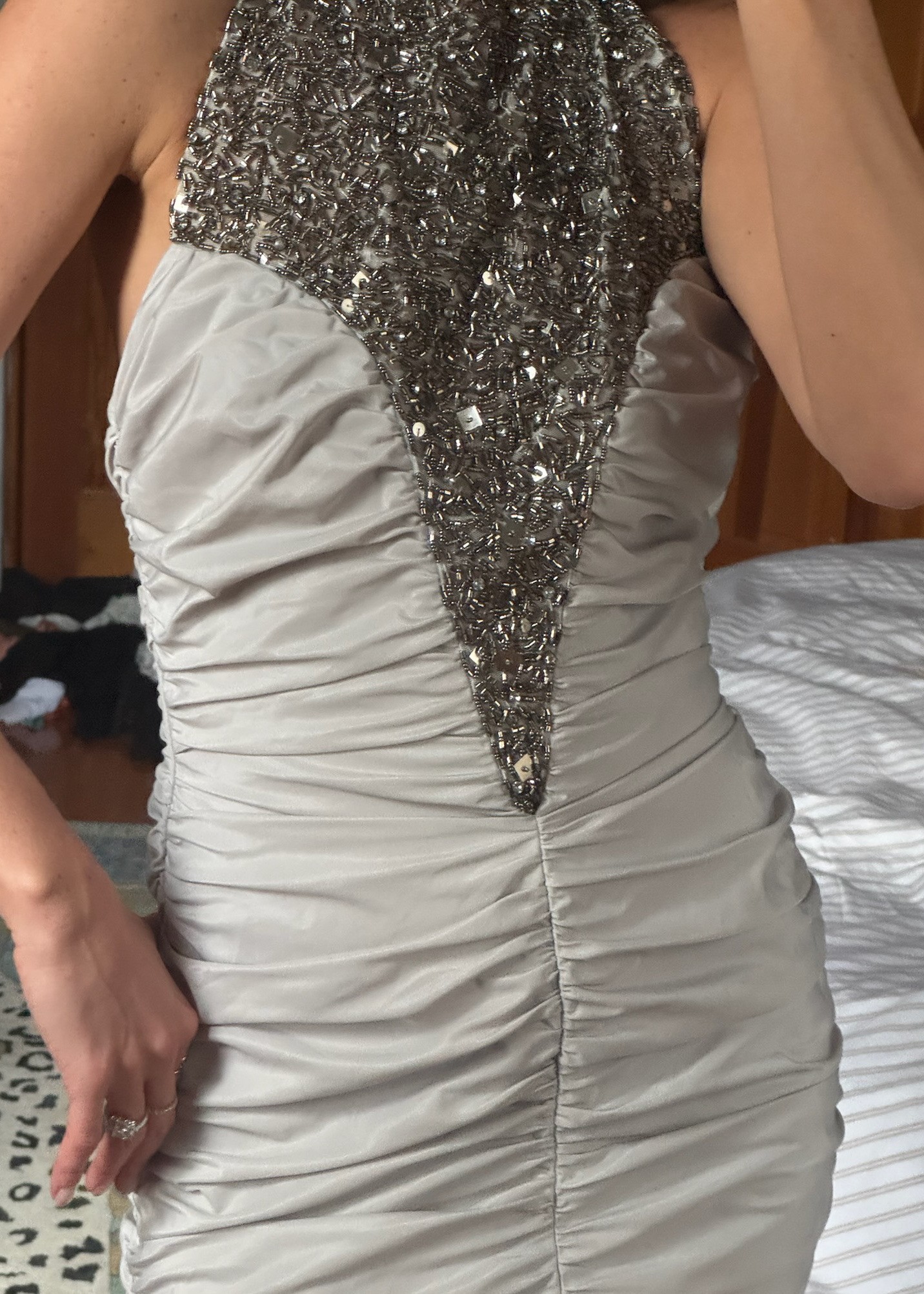 nicole bakti | halterneck midi dress — image 2