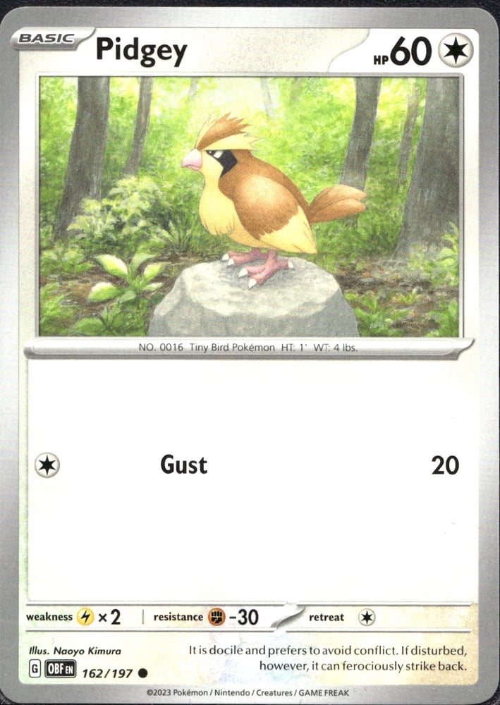 Pidgey - SV03 162/197
