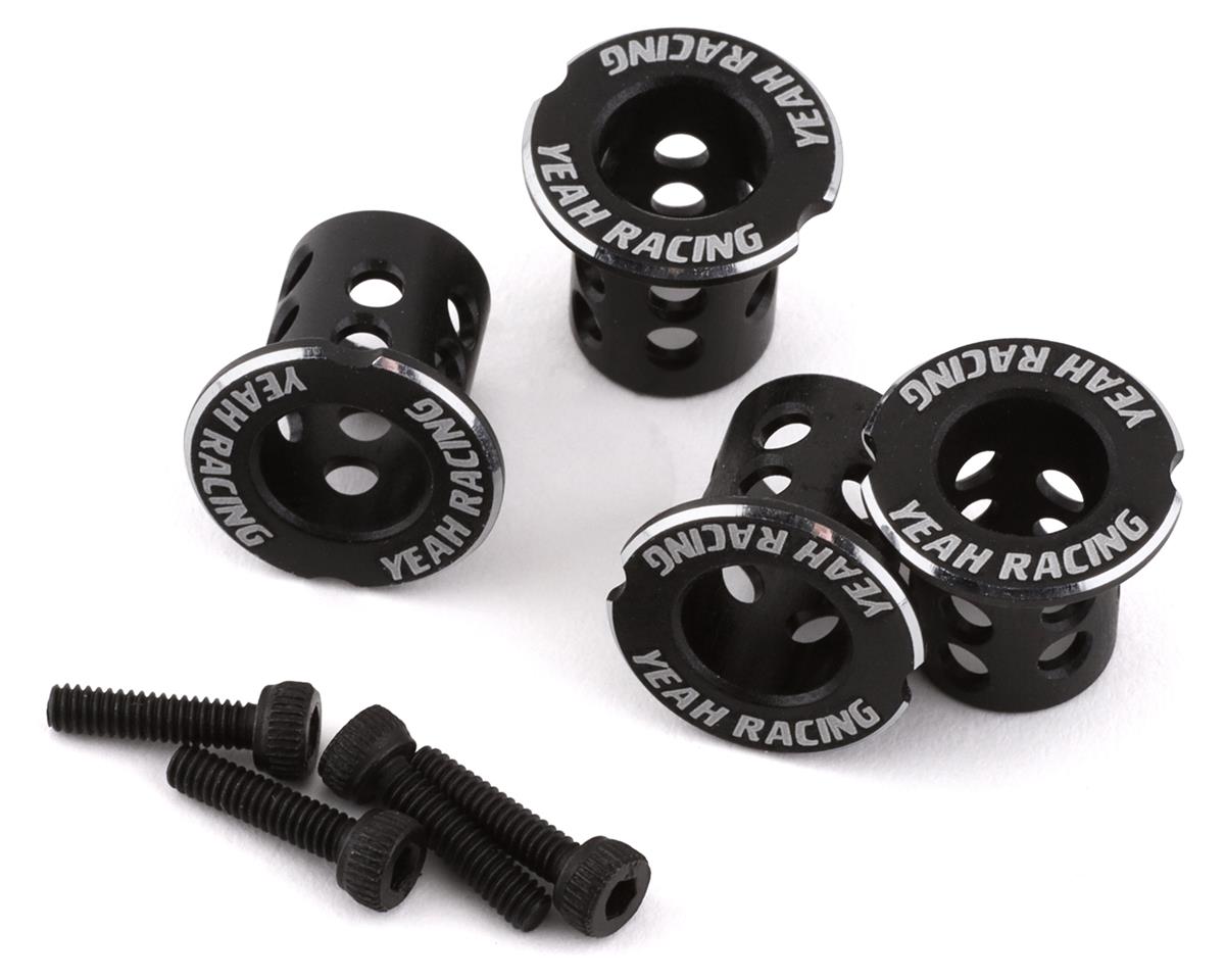 Aluminum Adjustable Body Mounts 4 Pcs Black