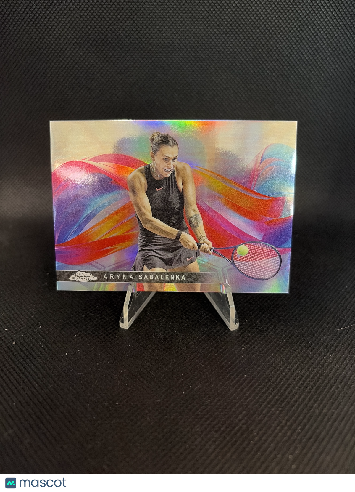 2025 Topps Chrome Tennis Helix Aryna Sabalenka Helix Refractor SP