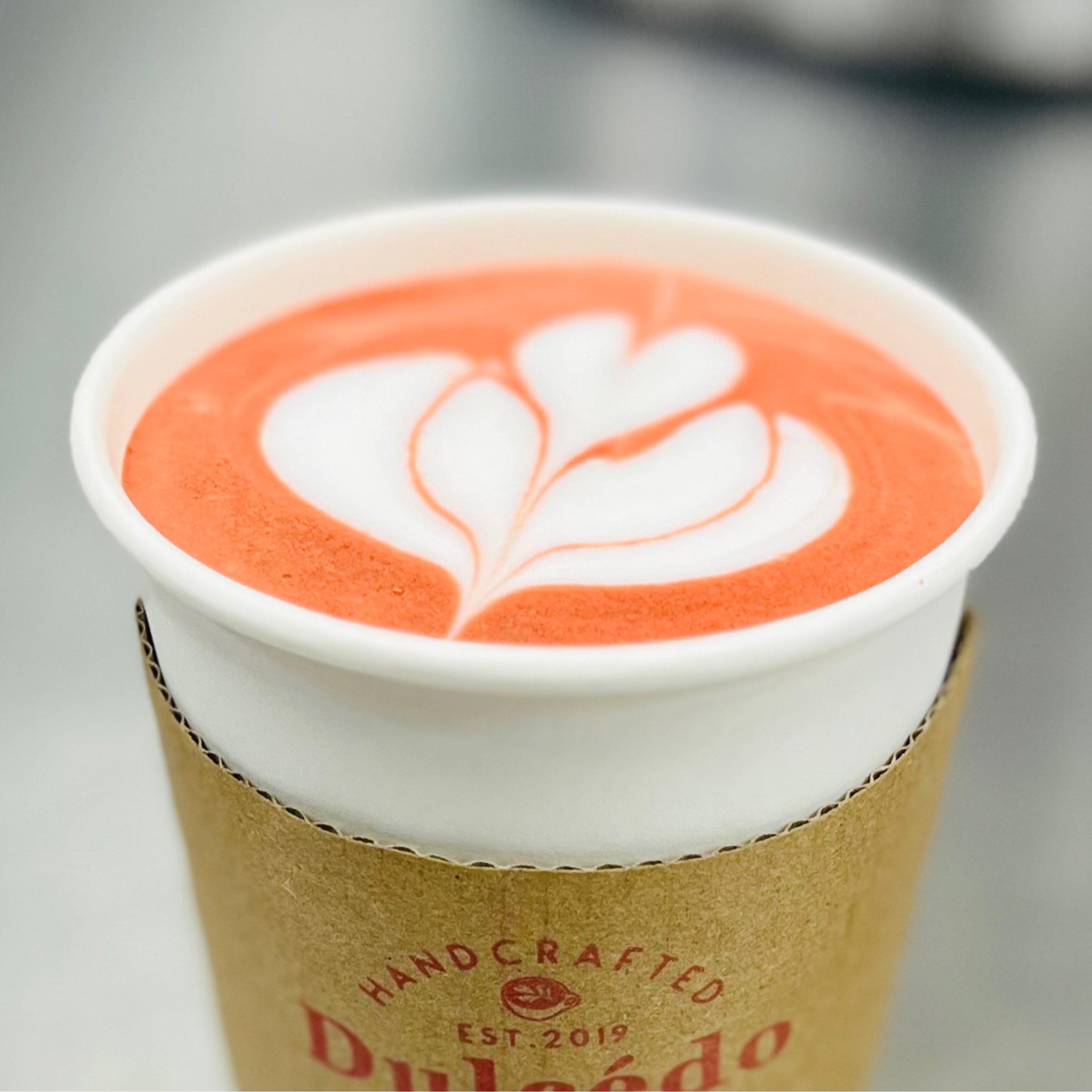 Red Velvet Vanilla Latte