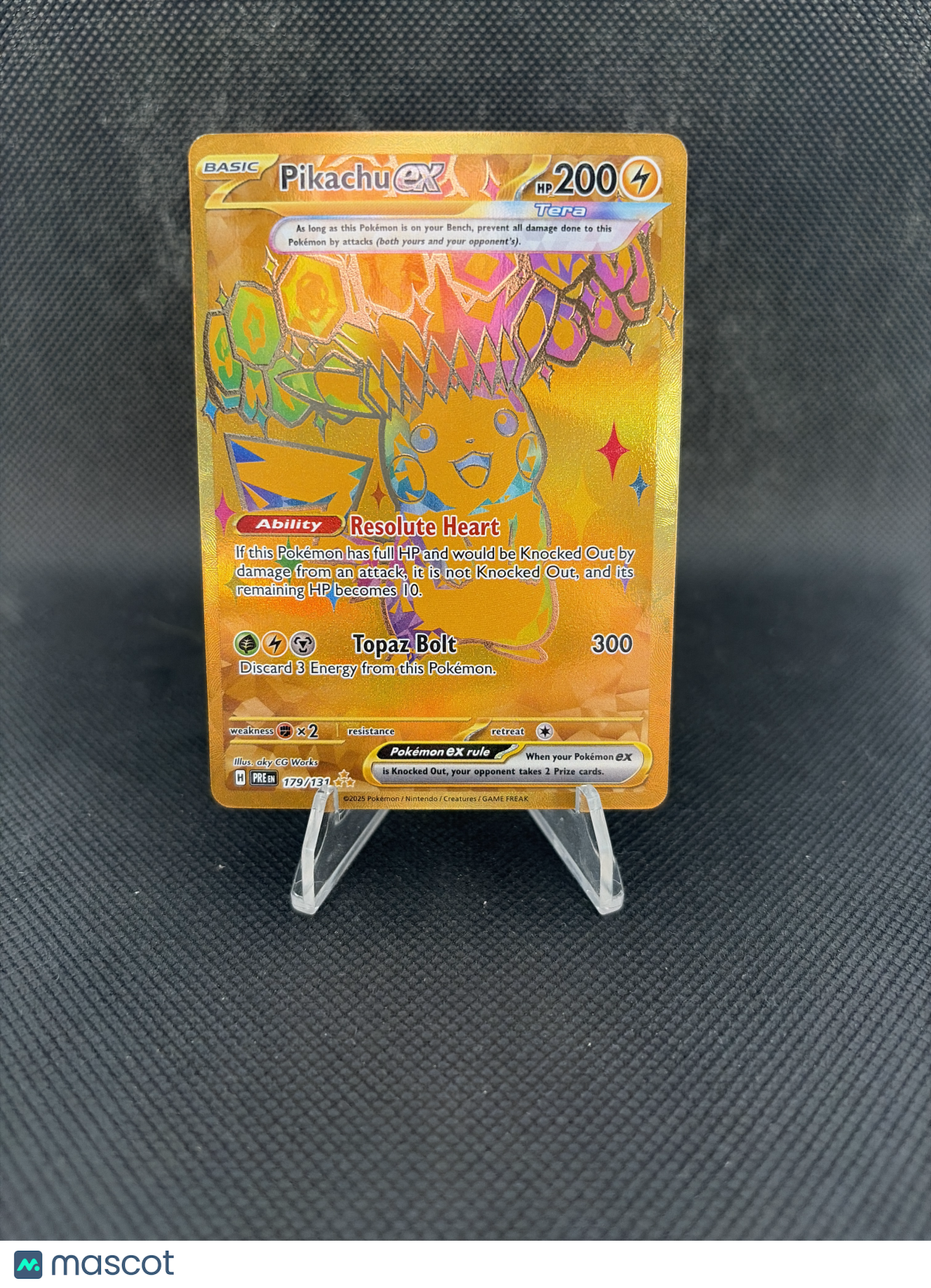 2025 Prismatic Evolutions Pikachu EX 179/131