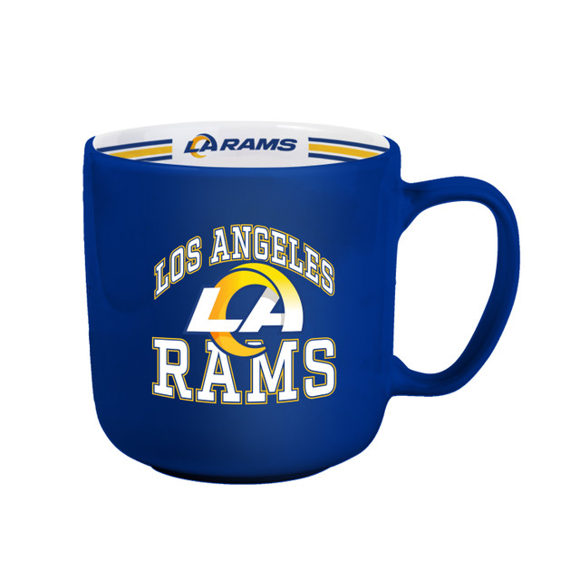 Los Angeles Rams Team Stripe Design Coffee Mug 15oz
