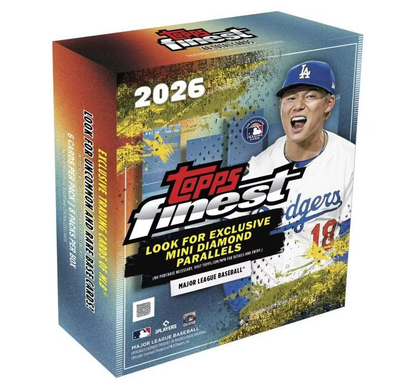 2026 Topps Finest Baseball Mega Box