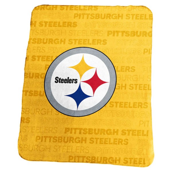 Pittsburgh Steelers Logo Brands Classic Fleece Blanket - 50x60"