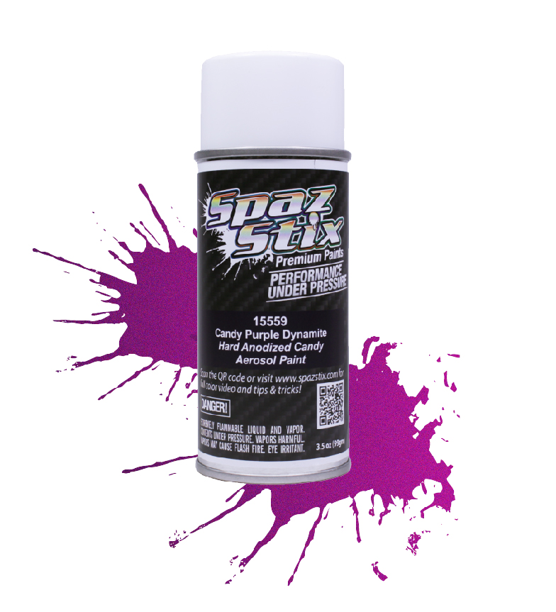 Candy Purple Dynamite Hard Anodized Candy Aerosol Paint 3.5oz 15559