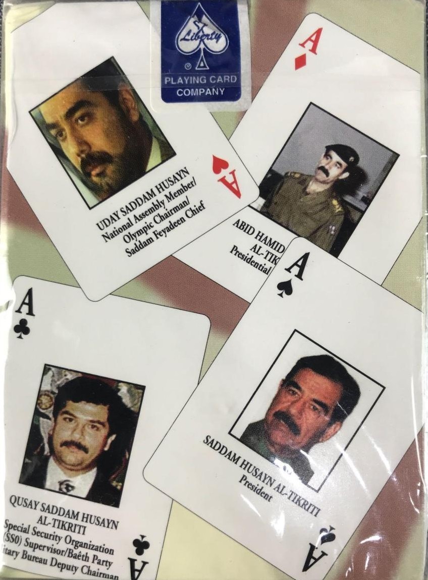 2003 Liberty Iraqi Most Wanted Playing Cards