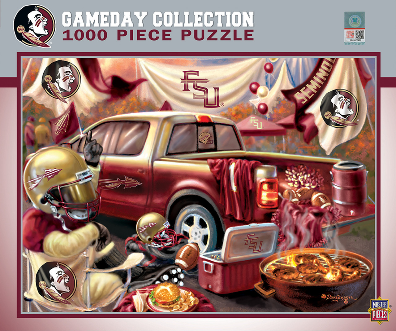 Florida State Seminoles 1000 Piece Gameday Design Puzzle