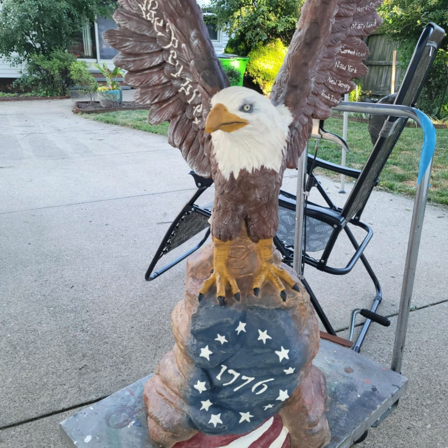 Eagle Statue Raffle
