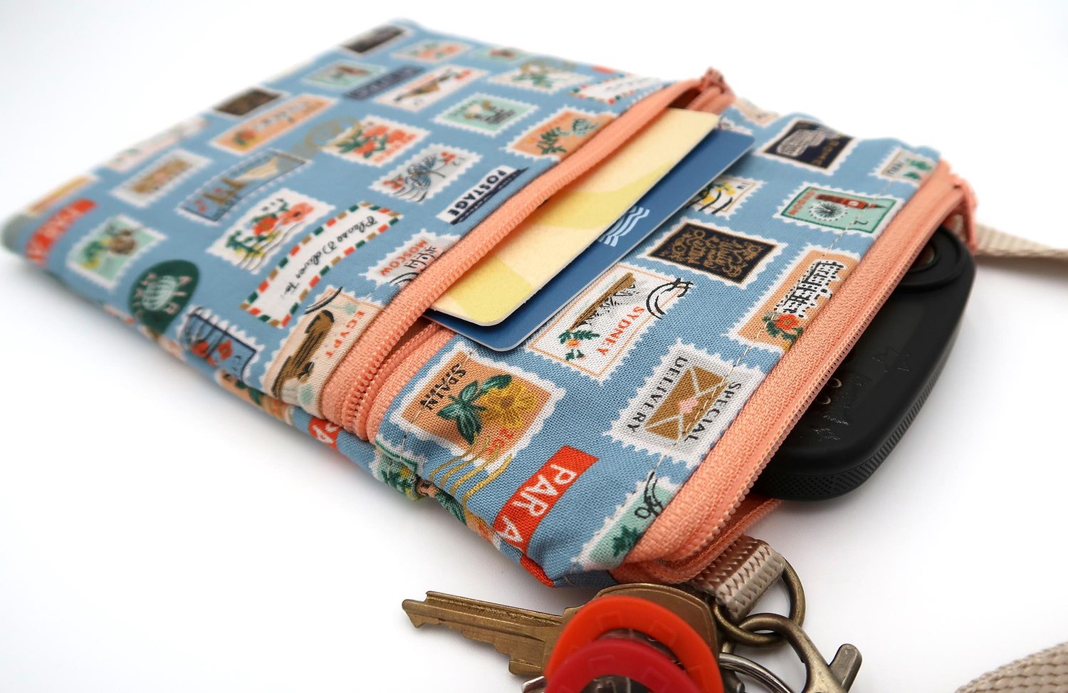 Small Crossbody Bag – Postage Stamps, photo 9 of 11
