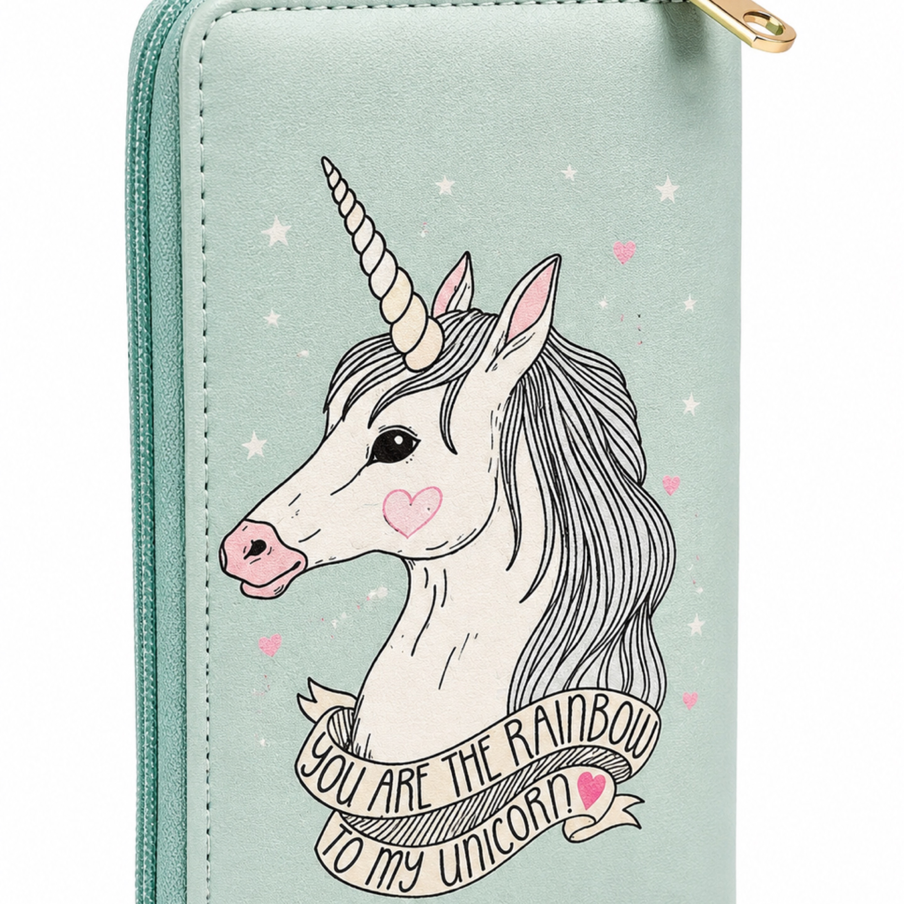 Unicorn Zip Around Wallet