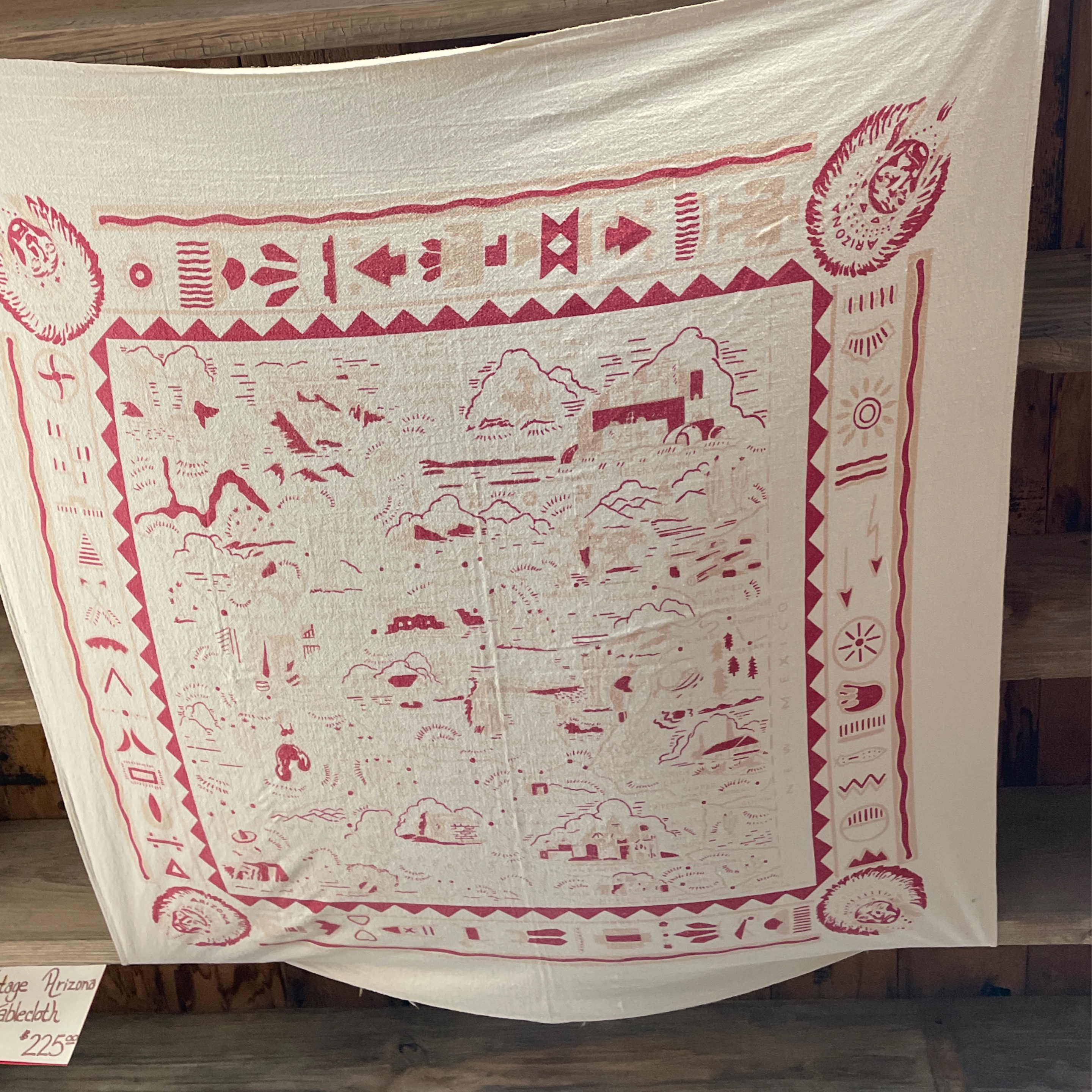 AZ 1950s Tablecloth