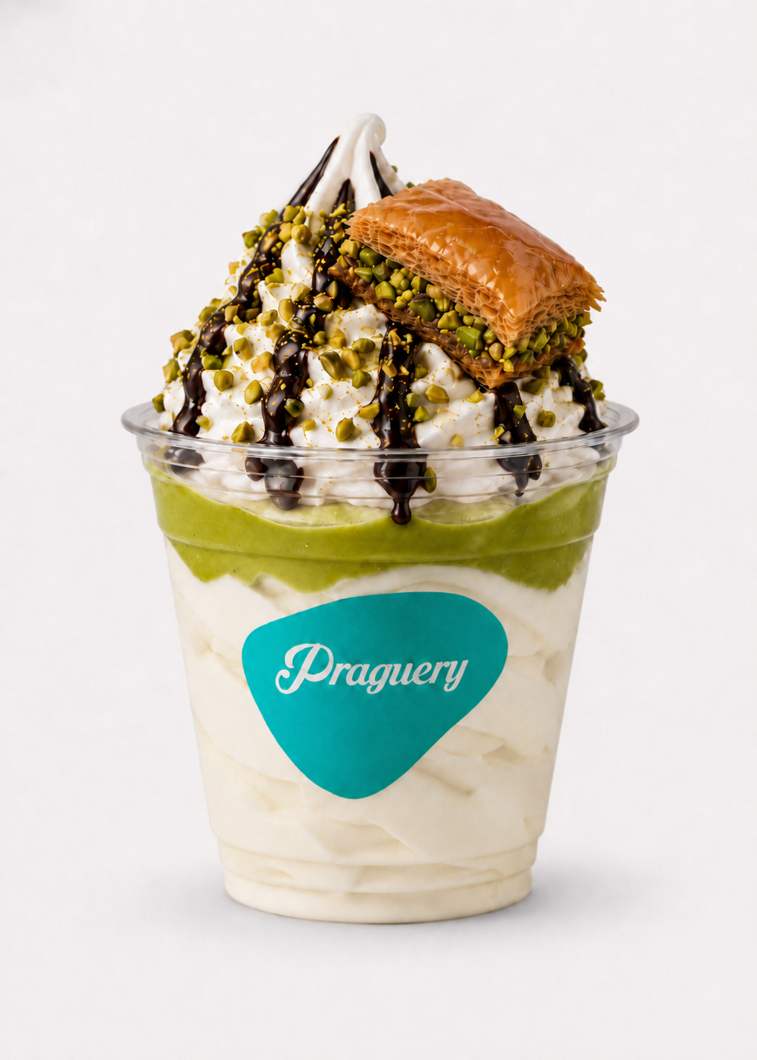 Pistachio Baklava Crunch Sundae