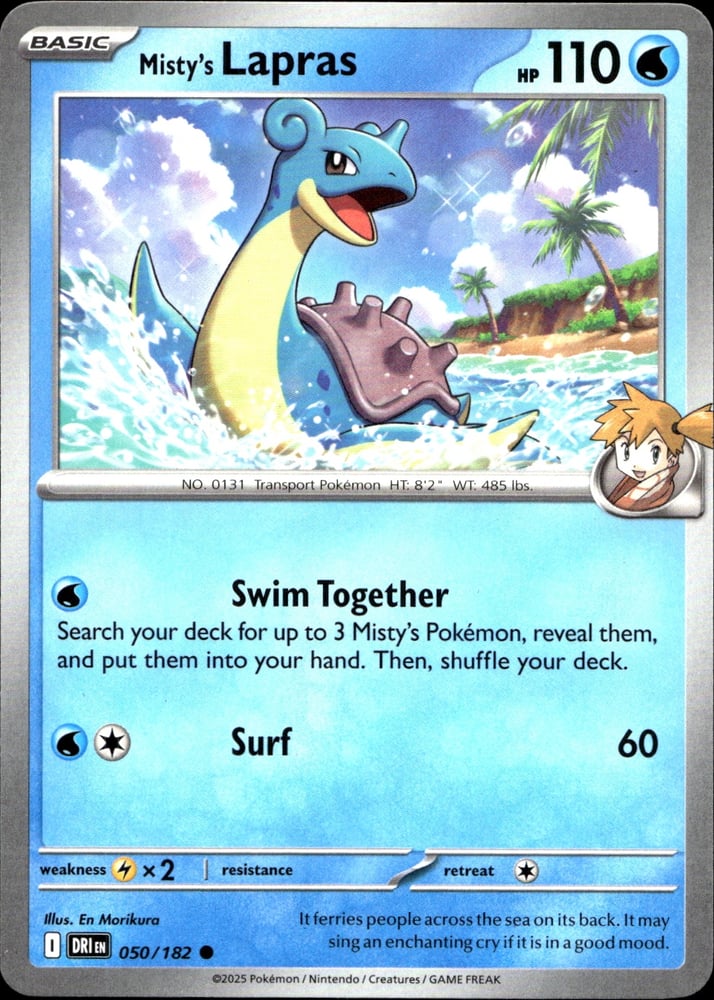 Misty's Lapras - SV10 50/182