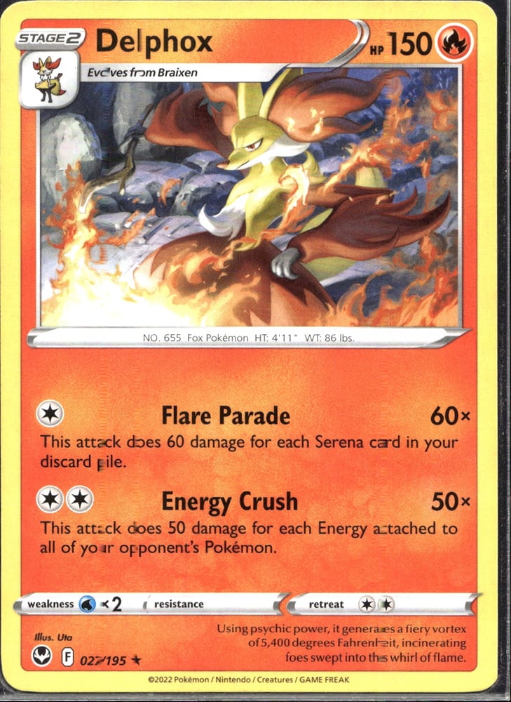 Delphox - SWSH12 27/195