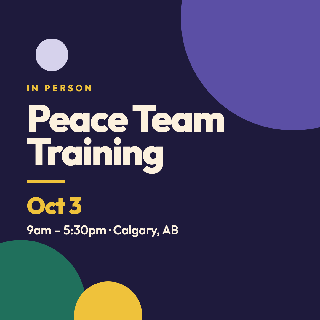 Peace Team Training - In Person Only