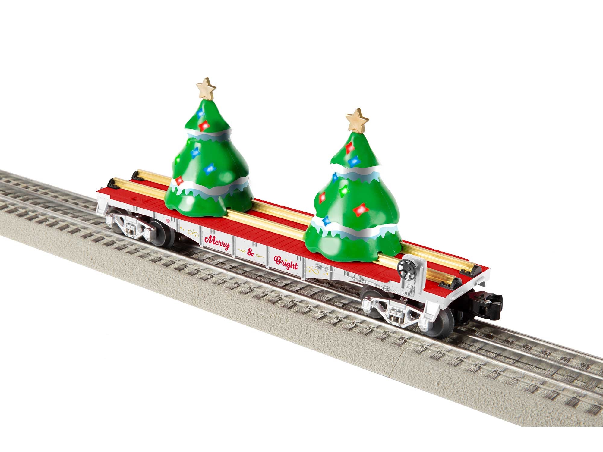 Snow Covered Christmas Tree Flatcar 2328270