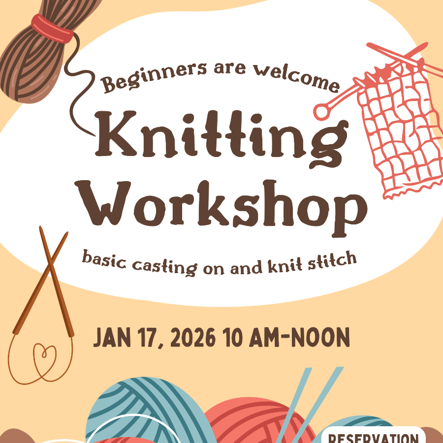 Fair Trade Workshop - Knitting Intro Jan 17