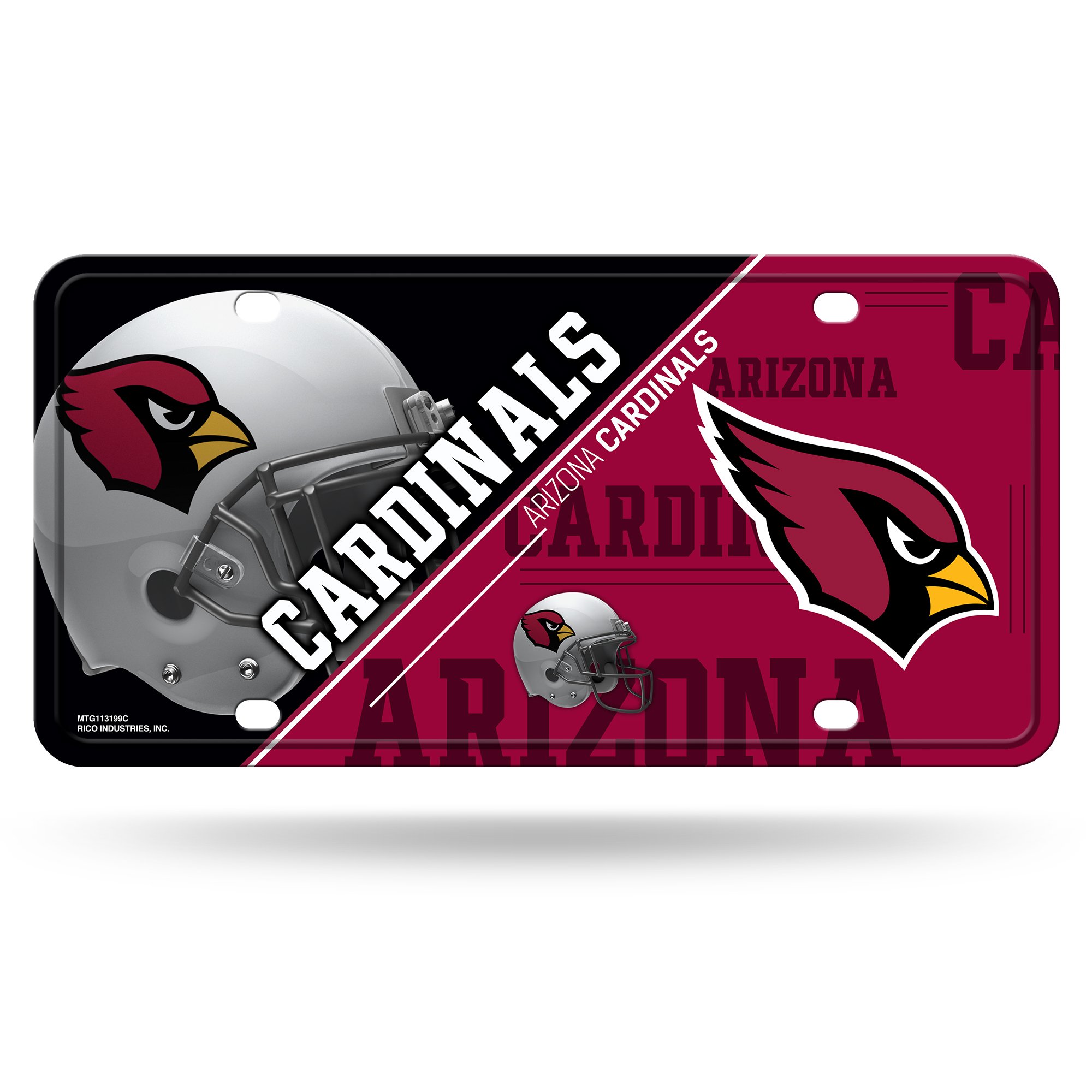 Arizona Cardinals Metal License Plate